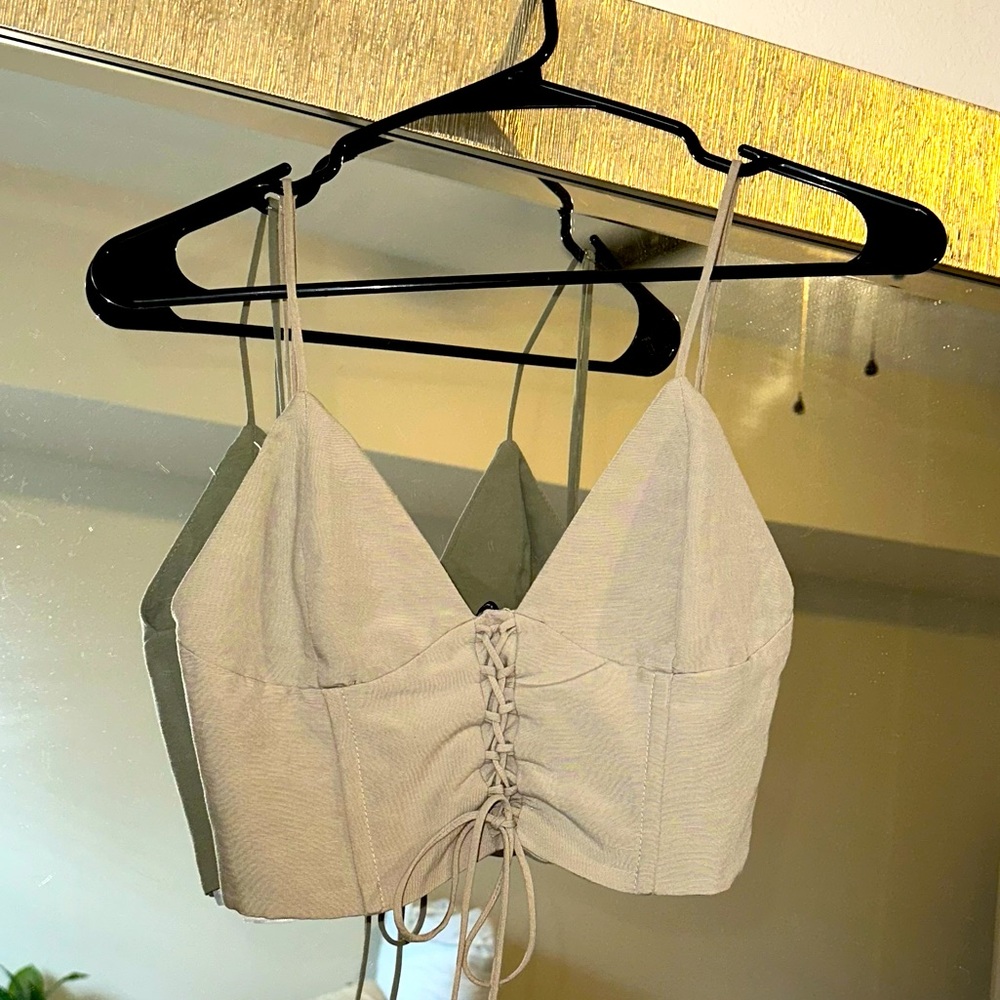 New without tags Zara Corset Top